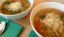 Sicilian Chickpea and Escarole Soup