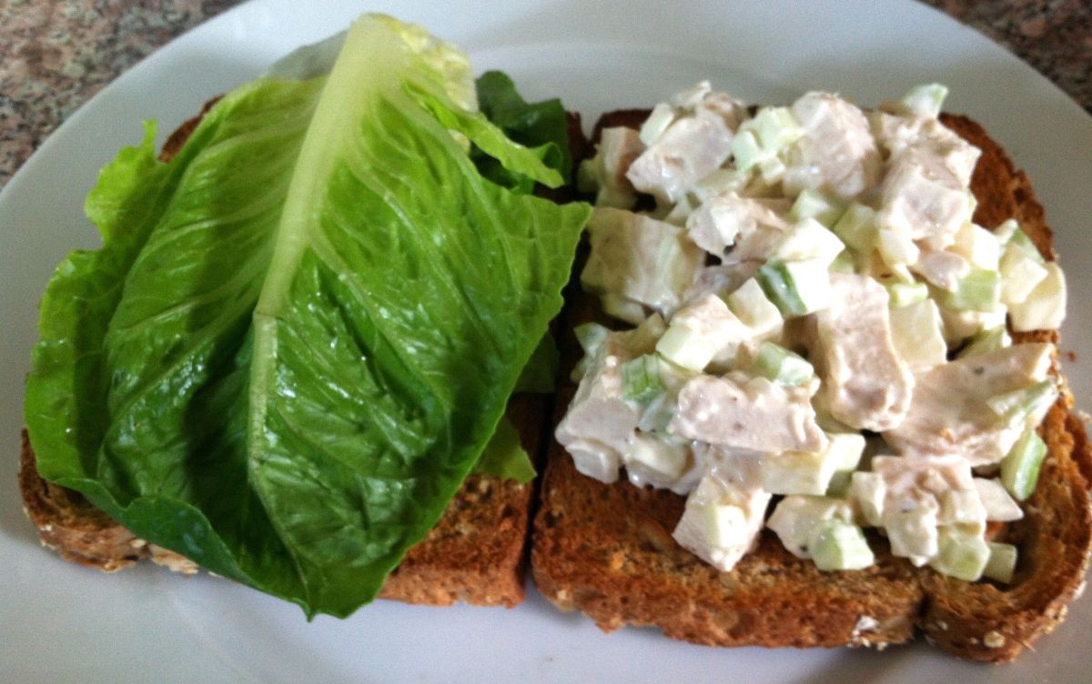 Pear & Chicken Salad Sandwich