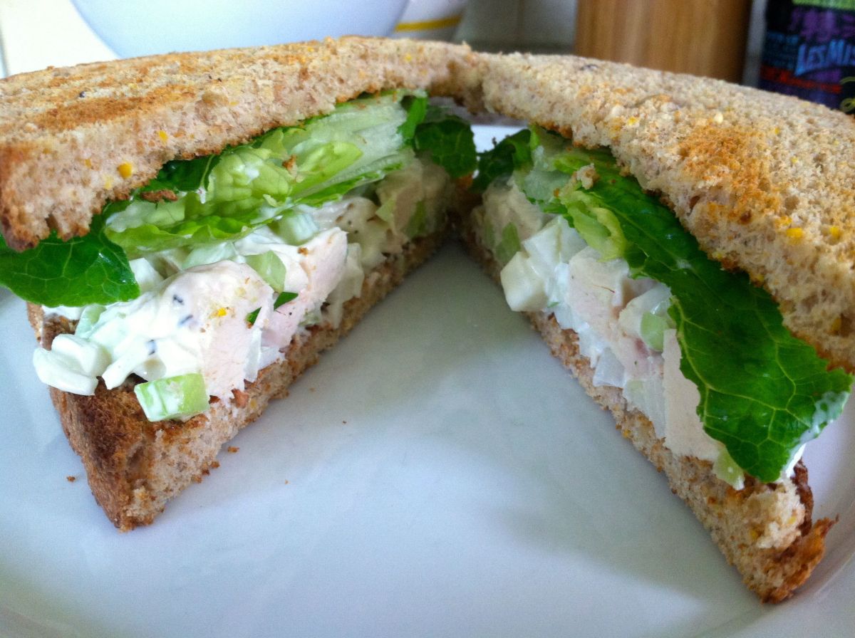 Pear & Chicken Salad Sandwich