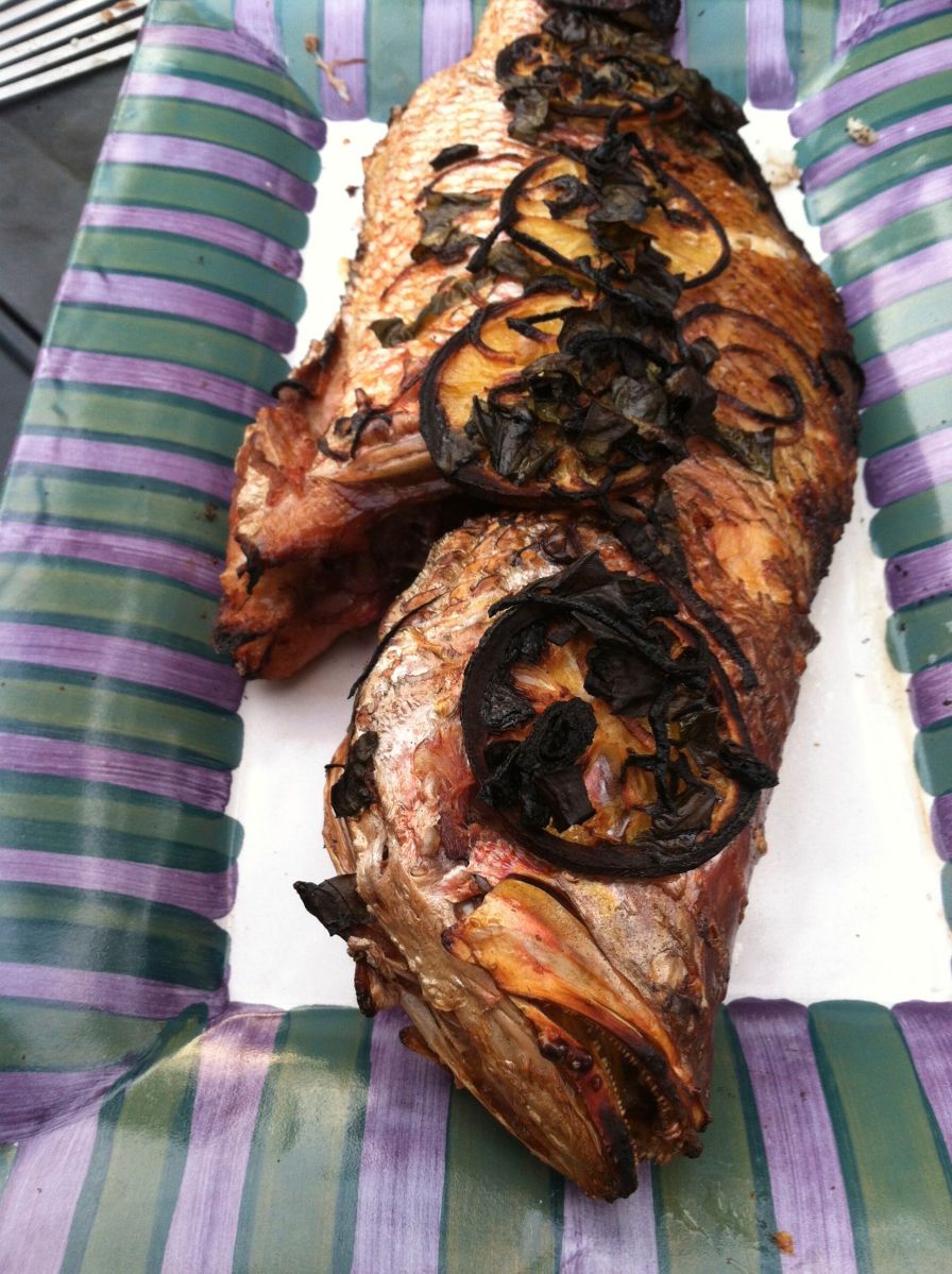 Grilled Whole Snapper