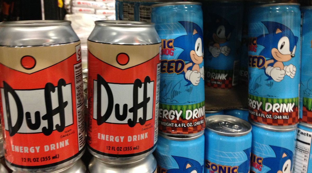 More ridiculous energy drinks.