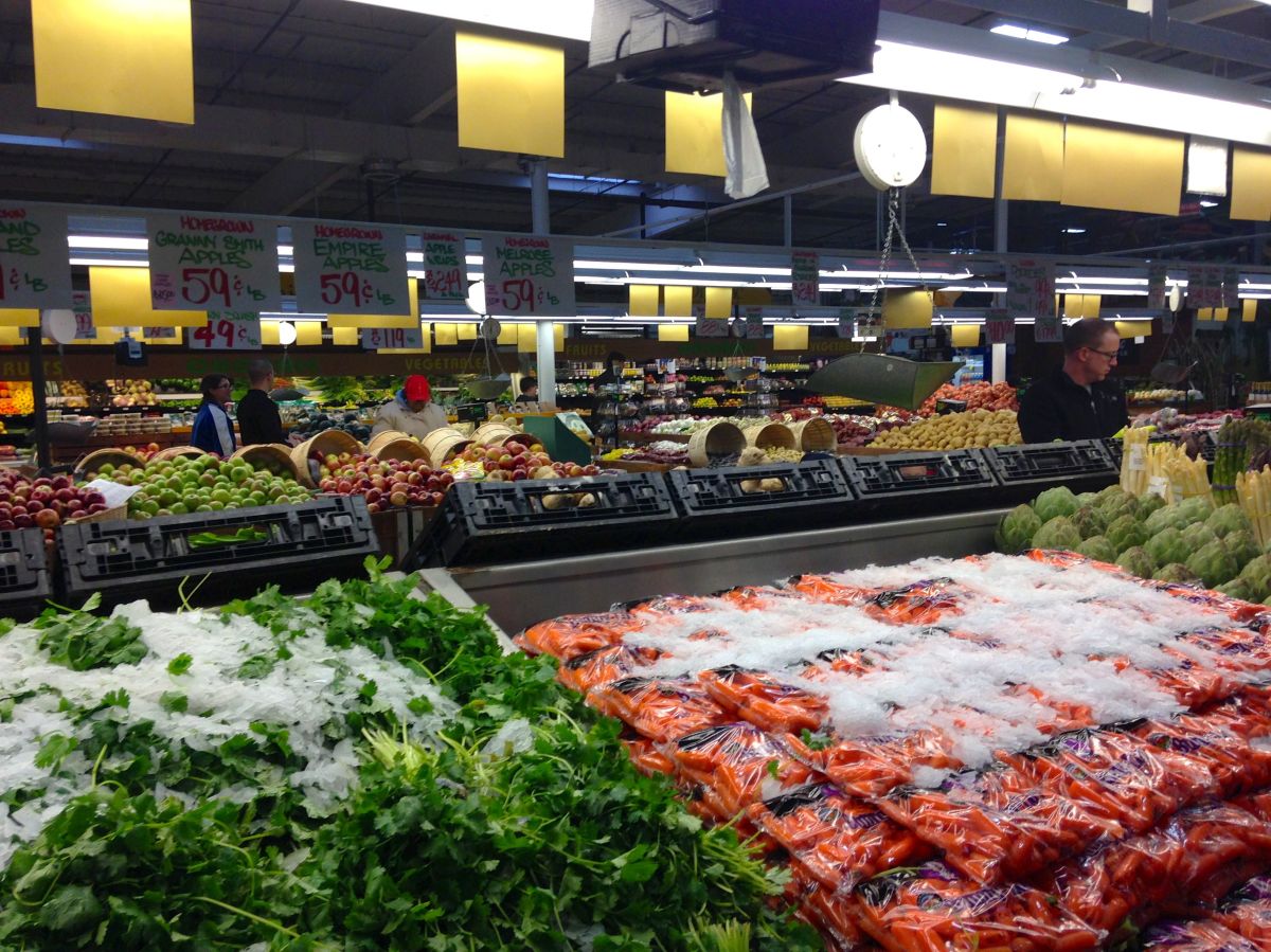 Half an acre or so of fresh veggies.