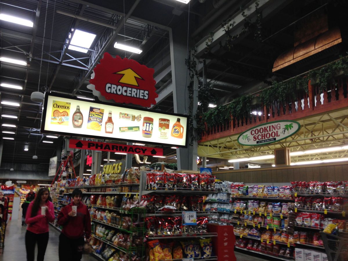 "American" groceries.