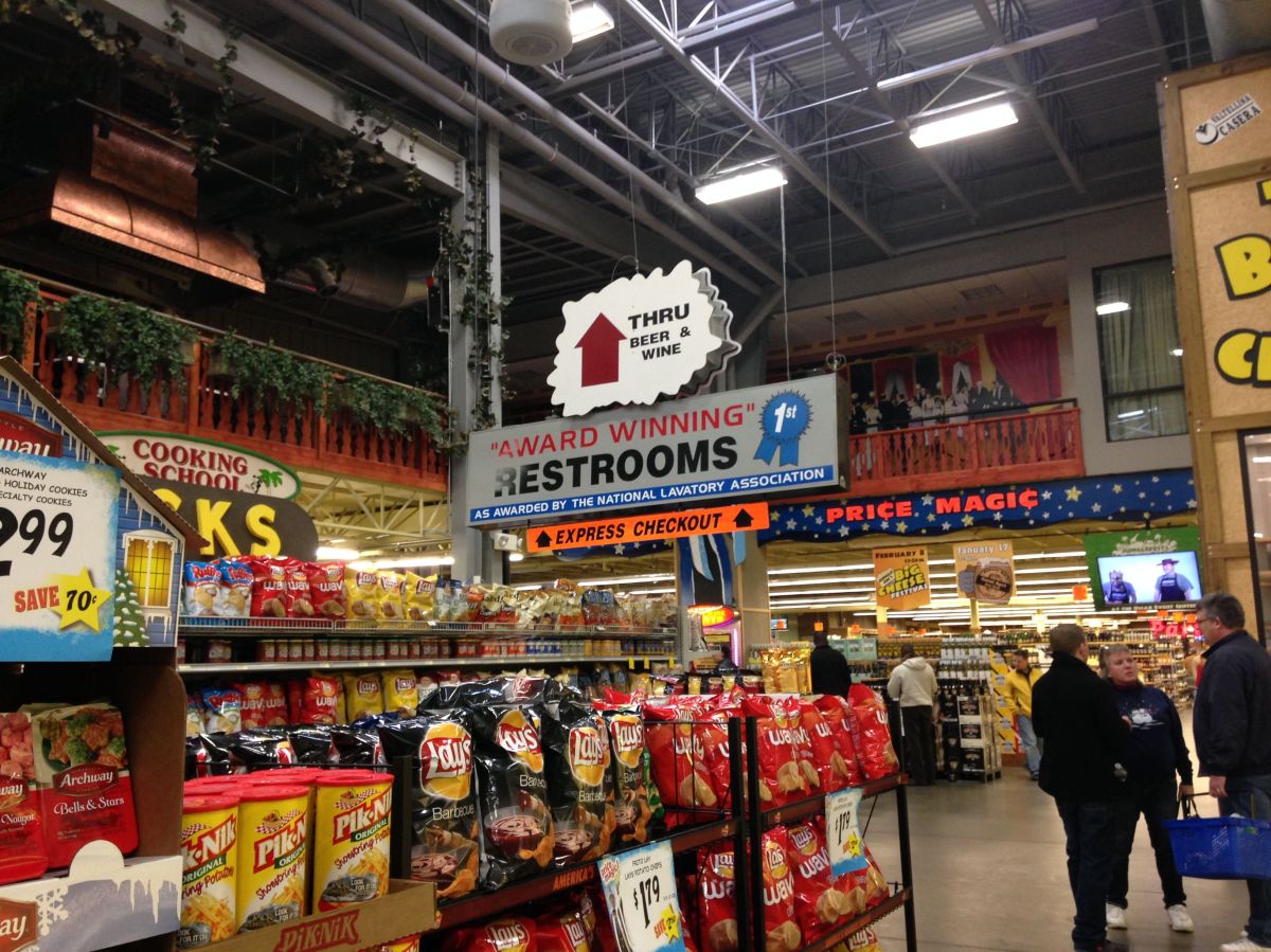 Award winning restrooms, eh?