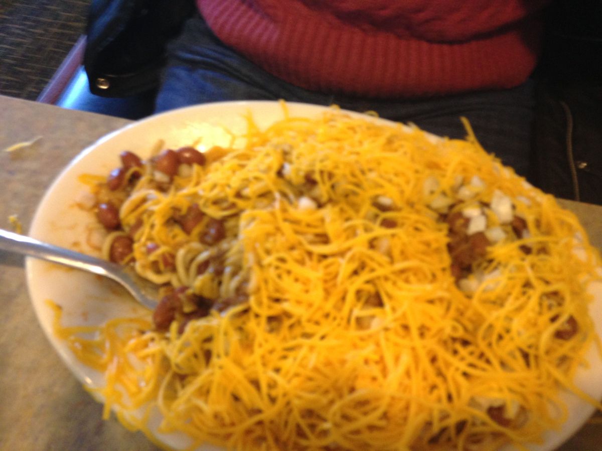 Now you can see the beans and onions in there.