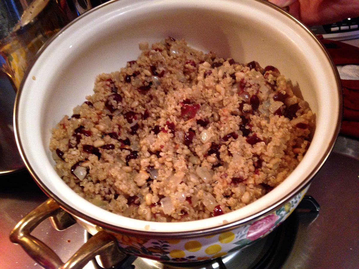 Quinua with Cranberries
