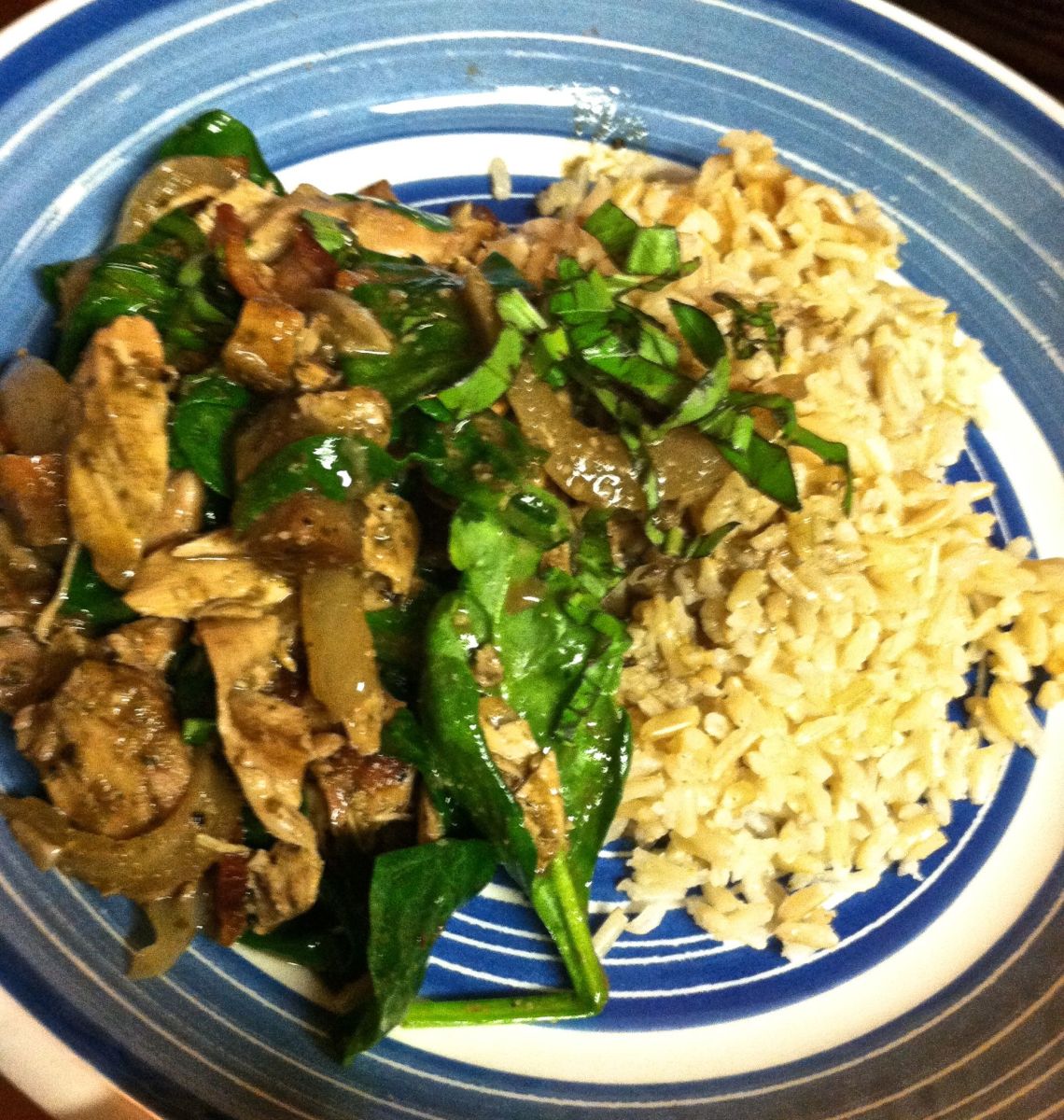 I'm not totally sure what this was... Spinach something?