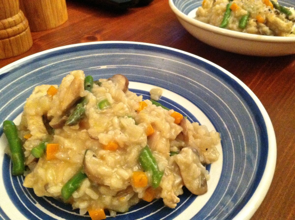 Mushroom and Veggie Risotto