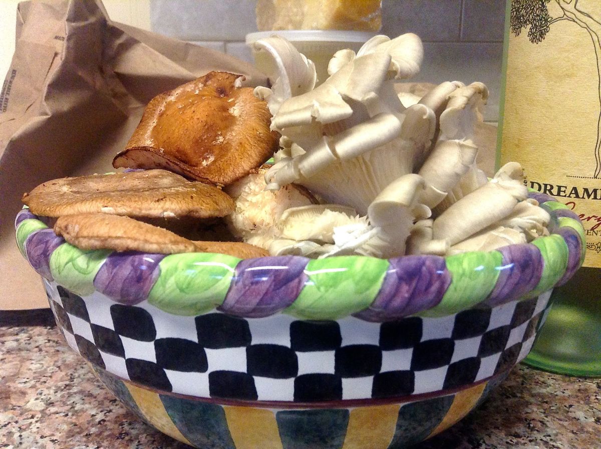 Amazing mushrooms from the Farmers Market